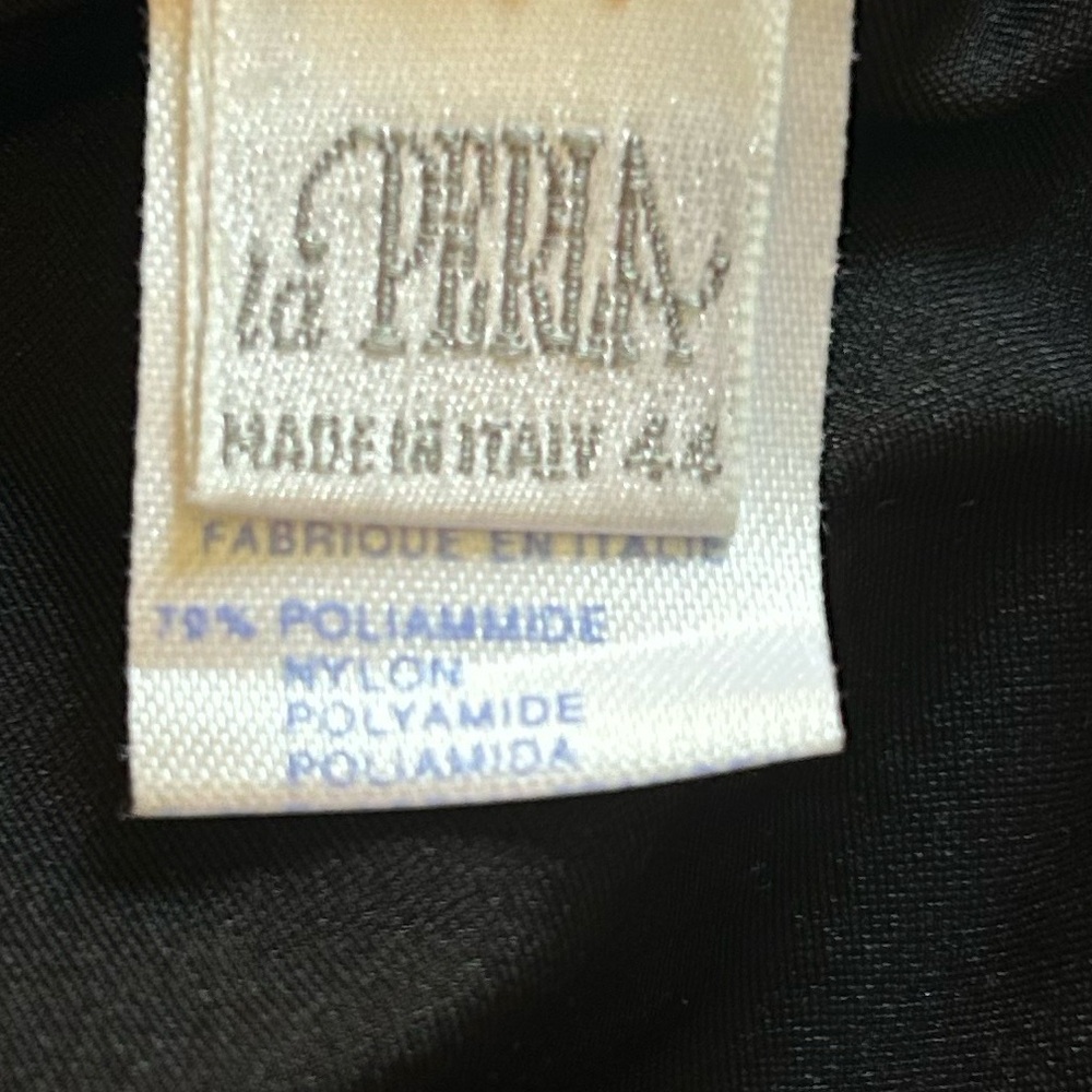 LA PERLA macrame vintage One-Piece Swimsuit sz 44 - Picture 5 of 11